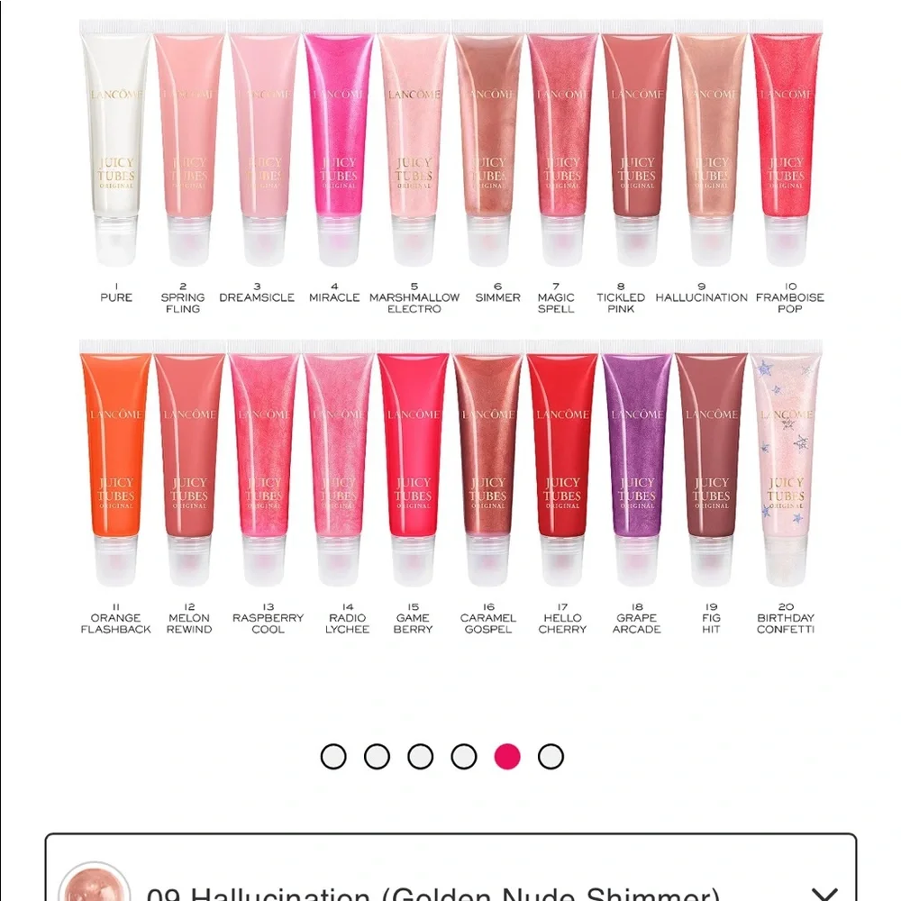 LANCÔME Juicy Tubes Lip Gloss Magic Spell 0.33oz NWOB